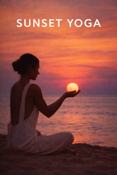 Sunset yoga session